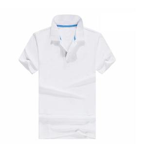 Polo ligero de manga corta, transpirable, secado rápido, textura suave, mezcla de algodón para entrenamiento y uso activo - Product Image 1