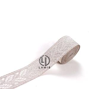 Tresse de dentelle en fil métallique de haute qualité OEM tresse de dentelle de cérémonie lingot d'or tresses de dentelle française - Product Image 4