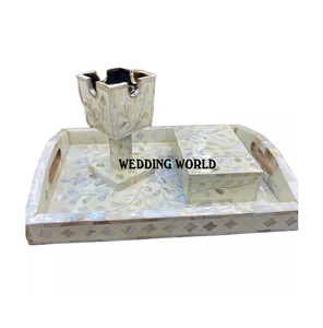<b>Mother</b> Of Pearl Bakhoor Excellent Quality handmade Incense Holder Classic Stylish Wholesale Wooden Mubkhar - Product Image 1