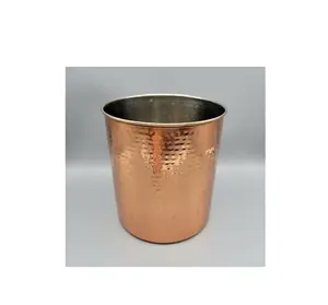 Most Selling Bar Wine Chillers Beverage Tubs Stainless Steel Beer Champagne Cooler Copper Hammered Gold polished