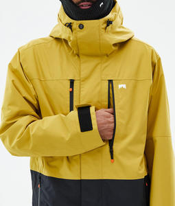 Combinaison de ski personnalisée pour l'hiver hommes Mon/tec combinaison de ski deux pièces pour le travail du panneau snowboard combinaison de ski pour hommes jaune/noir imperméable pour l'extérieur - Product Image 6