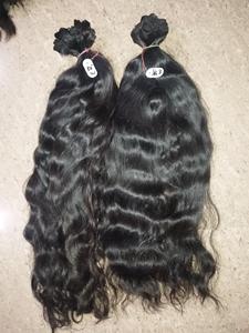 ผมต่อคุณภาพสูงแบบเวอร์จินดีพเคอร์ลี่อินเดียนเรมี่ ไม่หลุดร่วง นุ่ม เงางาม เย็บด้วยเครื่องแบบดับเบิ้ลเวฟท์ - Product Image 4