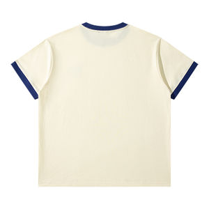 100% algodón camiseta de gran tamaño Streetwear Ringer tee Streetwear OEM camiseta - Product Image 4