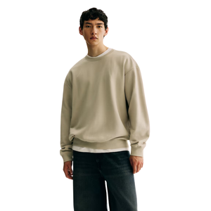 Haute Qualité 450G Coton Éponge Française Surdimensionné Pull Sweat Logo Personnalisé Col Ras Du Cou 100% Coton - Product Image 4