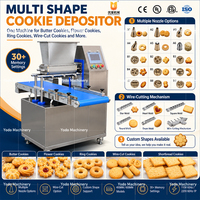 Machine de production de biscuits à automatisation facile 110V 220V 60Hz, équipement de dépose pour petites et moyennes boulangeries