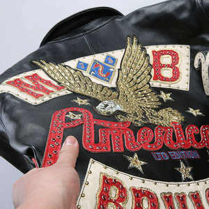 Regular Plus Size Winter Season <b>Biker</b> Leather <b>Jacket</b> For Men Wholesale Factory Proper Design Trendy Outfit Men Leather <b>Jacket</b> - Product Image 5