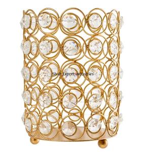 Centres de table de mariage élégants, support votif en cristal de forme carrée pour la maison et les centres de table de mariage - Product Image 5