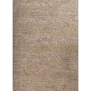 Tapis en laine et soie noué à la main Entropy Ivory Esh-13003 (Cs-01) – Tapis abstrait rectangulaire pour salon, couloir ou chambre, motif puzzle - Product Image 3