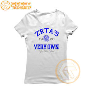 เสื้อยืดสตรี Zeta Phi Beta แบบขายส่งสั่งทำได้ 100% ผ้าฝ้ายคุณภาพสูง ระบายอากาศได้ดี แบรนด์ GREEK TREASURES - Product Image 3