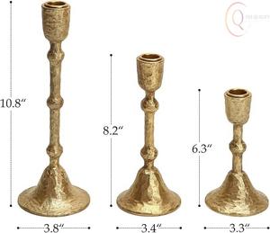 <b>Decorative</b> Iron Candle Holder Stand for Tealight Pillar Candles Modern Home <b>Decor</b> <b>Accessory</b> for <b>Table</b> Shelf - Product Image 3