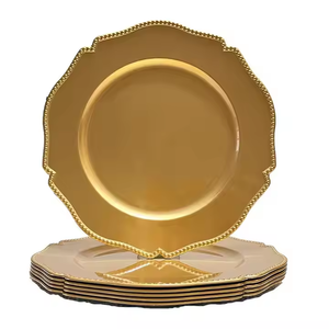 2025 nouvelle plaque de chargeur en métal protéger votre table à manger de la chaleur excessive en métal sous la plaque de chargeur pour la décoration de mariage - Product Image 5