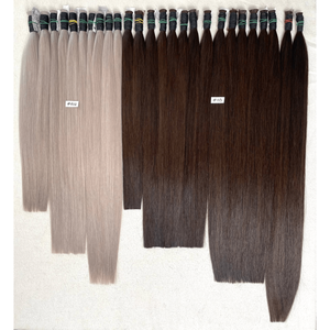 Vietnamese Virgin Human <b>Hair</b> Bulk Extensions 100% Unprocessed Super Double Drawn Cuticle Aligned Soft Healthy Smooth Black - Product Image 1