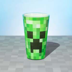 Vasos de Vidrio con Diseño de Creeper de Minecraft - Product Image 2