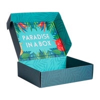 Boîtes d'expédition en carton ondulé avec logo personnalisé, fermeture magnétique, recyclables, imprimées pour chaussettes et vêtements, tailles personnalisées