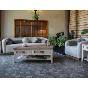 Lineage Corporation Bedfordshire Convertible Sofá trasero ajustado Marco de madera Base tapizada para sala de estar Espuma ajustable - Product Image 3