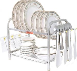 Multi-Layer Stainless Steel High Quality <b>Wall</b> Shelf Seasonings Pantry <b>Organization</b> & Storage Organizer Hanging Rack for Kitchen - Product Image 4