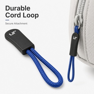 Cabezal de cremallera de plástico con cordón tipo oruga para maleta, mango y extremo de cremallera de TPU ecológico - Product Image 5