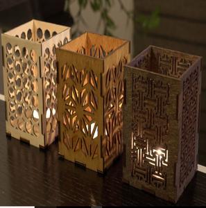 Portavelas y soporte de metal antiguo de latón hecho en metal de hierro para decoración de bodas - Product Image 1