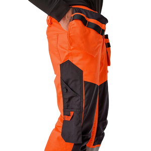 Wholesale FR <b>Black</b> Reflective Polyester CE Certified Breathable Men's Cargo <b>Work</b> Industrial Stretch Safety <b>Pants</b> - Product Image 6