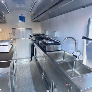 Camión de Comida Móvil Totalmente Equipado de Acero Inoxidable, Color Personalizado, <span class=keywords><strong>para</strong></span> Pizza, Helados, Café, Cocina Completa, Comida Caliente - Product Image 5