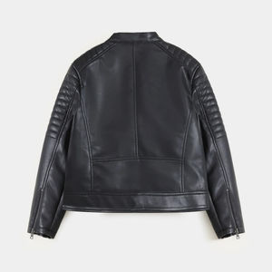 Venta al por mayor de los hombres de la chaqueta de cuero por encargo de los hombres chaqueta de cuero transpirable única chaqueta de cuero genuino para los hombres - Product Image 3