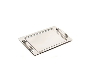 Plateau de service moderne en métal écologique, lavable au lave-vaisselle, fait à la main, pour la maison, l'hôtel, le restaurant, la décoration de mariage indien - Product Image 5