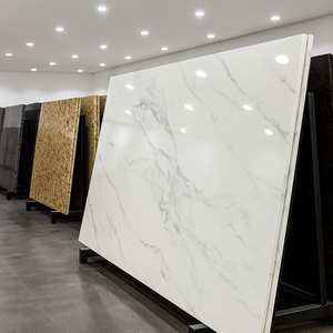 Calacatta luxe Quartz grande dalle pierre pure 20/30mm d'épaisseur ignifuge étanche pour les applications de vanité de sol mural - Product Image 2