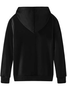 Sudadera con capucha deportiva con logotipo bordado personalizado y cremallera para niños, forro polar con capucha de otoño, algodón orgánico transpirable, ajuste holgado para niños - Product Image 2