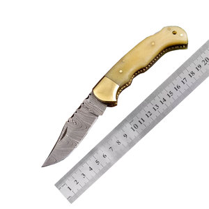 Couteau de poche pliant en acier damas personnalisé nouveau design fait à la main en bois couteau de coutellerie OEM ODM personnalisé vente en gros - Product Image 6