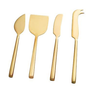 Cubiertos de Acero Inoxidable con Recubrimiento de Mármol de Alta Calidad, Mango Plano Martillado de Metal Plateado, Juego de Cubiertos para Boda - Product Image 2