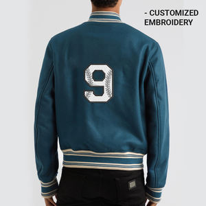 Veste universitaire coupe-vent imperméable personnalisée, élégante et fonctionnelle, coque 100% coton, options de marque personnalisées pour les détaillants en gros - Product Image 2