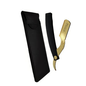 Meilleur fabricant Pissco pour rasoir personnalisé avec logo, couteau à raser pliable en acier inoxydable avec lame droite, rasoir de barbier - Product Image 3