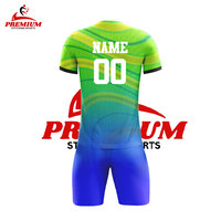 Ensemble short et maillot de football personnalisé par sublimation, uniforme d'équipe 100 % polyester respirant, extensible dans quatre directions, séchage rapide pour bébés