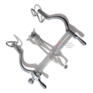 Retractor Manual de Acero Inoxidable Balfour de 3.5 Pulgadas, Instrumentos Quirúrgicos Veterinarios de Precisión, Ginecología, Endoscopia, Procedimientos Fenestrados - Product Image 1