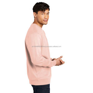 Vente en gros 100% coton tricoté personnalisé à manches longues unisexe OEM bases personnalisées, sweat-shirt en coton mélangé - Product Image 6