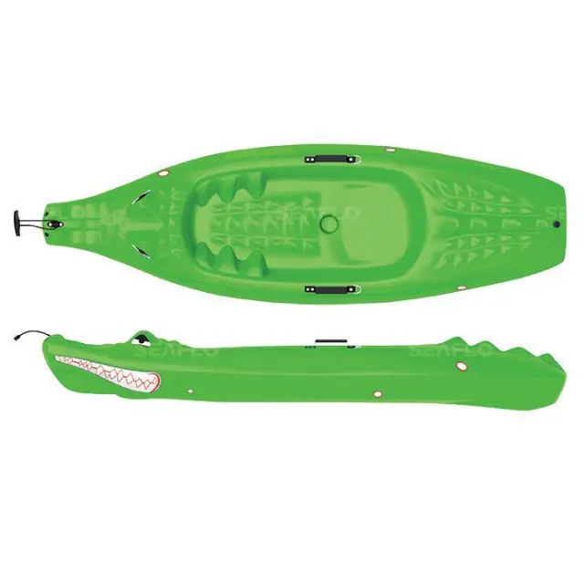 SF-1011 Single Young Canoe (Kayak) Green High Quality para amantes de adrenalina e esportes aquáticos