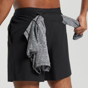 Pantalons de survêtement Tech-Gym Double Sweat Shorts Workout Shorts imperméables pour hommes avec poche Vente en gros - Product Image 5