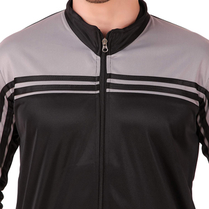 Personnalisé pas cher prix meilleur matériel OEM service votre propre logo marque privée à la mode hommes fermeture éclair survêtements - Product Image 2