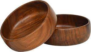 Luxury Handmade Large Wooden <b>Bowl</b> Polished Technique for Serving Food & Soup - Product Image 3