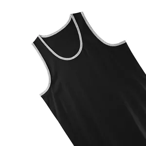 批发2023-24新款最新时尚可定制标志健身房男士健身100% 棉背心快干健身房穿男士背心