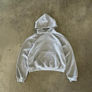 Survêtements de sport légers en coton 100 % pour homme, personnalisables avec logo OEM, écologiques, couleur unie, pour l'hiver et le streetwear - Product Image 6