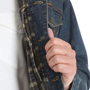 Chaqueta Vaquera de Moda para Hombre, Estilo Informal, Ajustada, Nueva Tendencia 2025, Chaqueta Vaquera de Moda con Plumón de Pato - Product Image 6