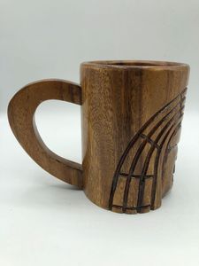 Jarra de cerveza de madera reutilizable natural ecológica al por mayor y taza con logotipo personalizado taza de té de café de madera Vintage Navidad - Product Image 6