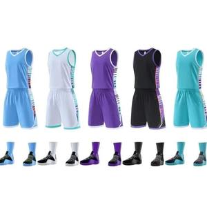 Nuevo Conjunto de Uniforme de Baloncesto para Hombre y Mujer, Jersey Estampado para Competencia, Chaleco de Equipo para Campamento de Entrenamiento de Verano para Niños - Product Image 1