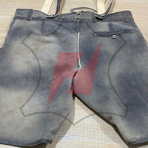 กางเกงบาวาเรียนหนังแท้คุณภาพสูงสำหรับผู้ชาย ขายส่ง รับทำโลโก้ตามสั่ง ขายดี - Product Image 5