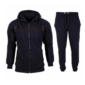 <b>Men</b> Stylish <b>Beige</b> And Olive Green Full Zip <b>Hoodie</b> And Matching Jogger Pants Tracksuit Set Casual Activewear Athletic Outfit - Product Image 3