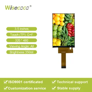 Промышленное портативное устройство Wisecoco, решение для экрана 3,5 дюймов Tft, сенсорный экран 320*480, сенсорный ЖК-дисплей