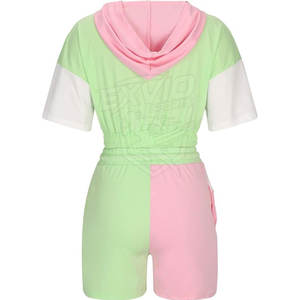 Ensemble sweat-shirt et short pour femme avec logo personnalisé, ensemble deux pièces pour adultes - Product Image 3