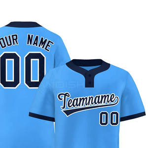 Ropa Deportiva Personalizada en Color y Diseño, Jersey de Béisbol con Dos Botones, Ropa de Equipo, Nueva Llegada, Gran Venta, Jersey de Béisbol con Dos Botones - Product Image 4