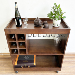 ชั้นวางไวน์ไม้โอ๊คแท้และไม้แผ่นสำหรับบ้านสไตล์โมเดิร์น - Product Image 5